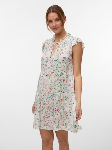 VERO MODAHaljina 'VMALBA' - bijela boja: prednji dio