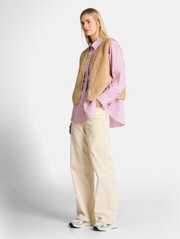 TOM TAILOR DENIM Weste in Braun