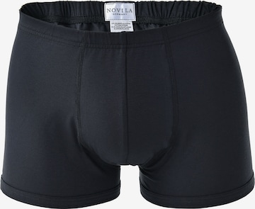 NOVILA Boxer shorts in Black: front