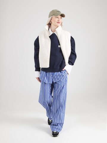 Bluză de molton 'PLIZZY' de la AMERICAN VINTAGE pe albastru