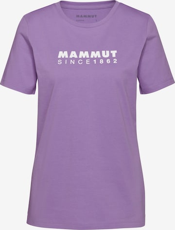 MAMMUT Funktionsshirt in Lila: Vorderseite
