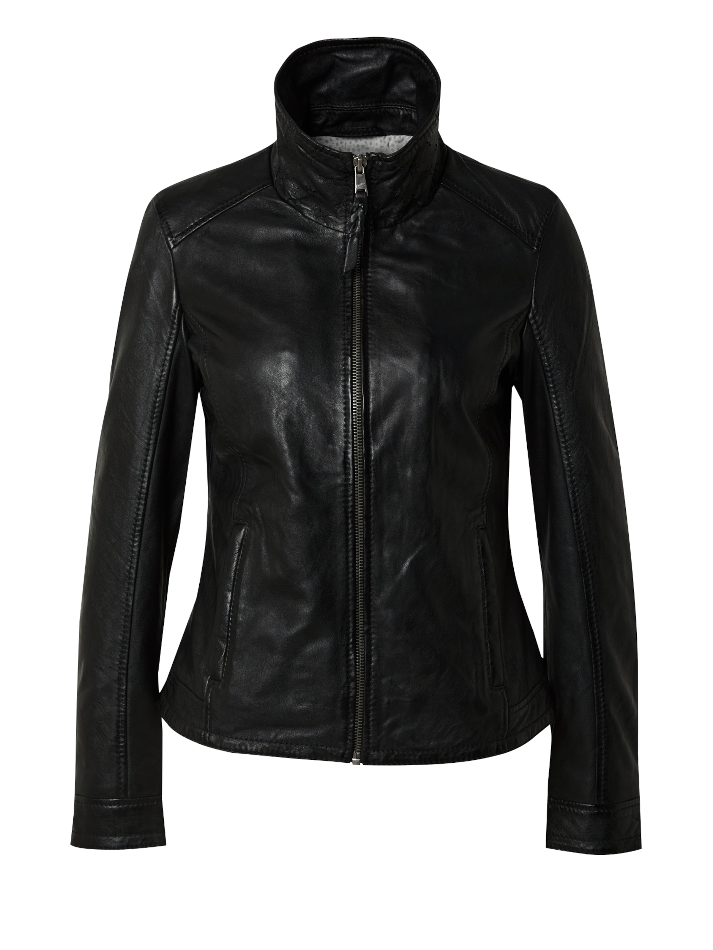 Mauritius Φθινοπωρινό και ανοιξιάτικο μπουφάν σε μαύρο: μπροστά