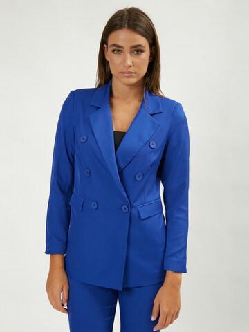 Influencer Blazer in Blue: front