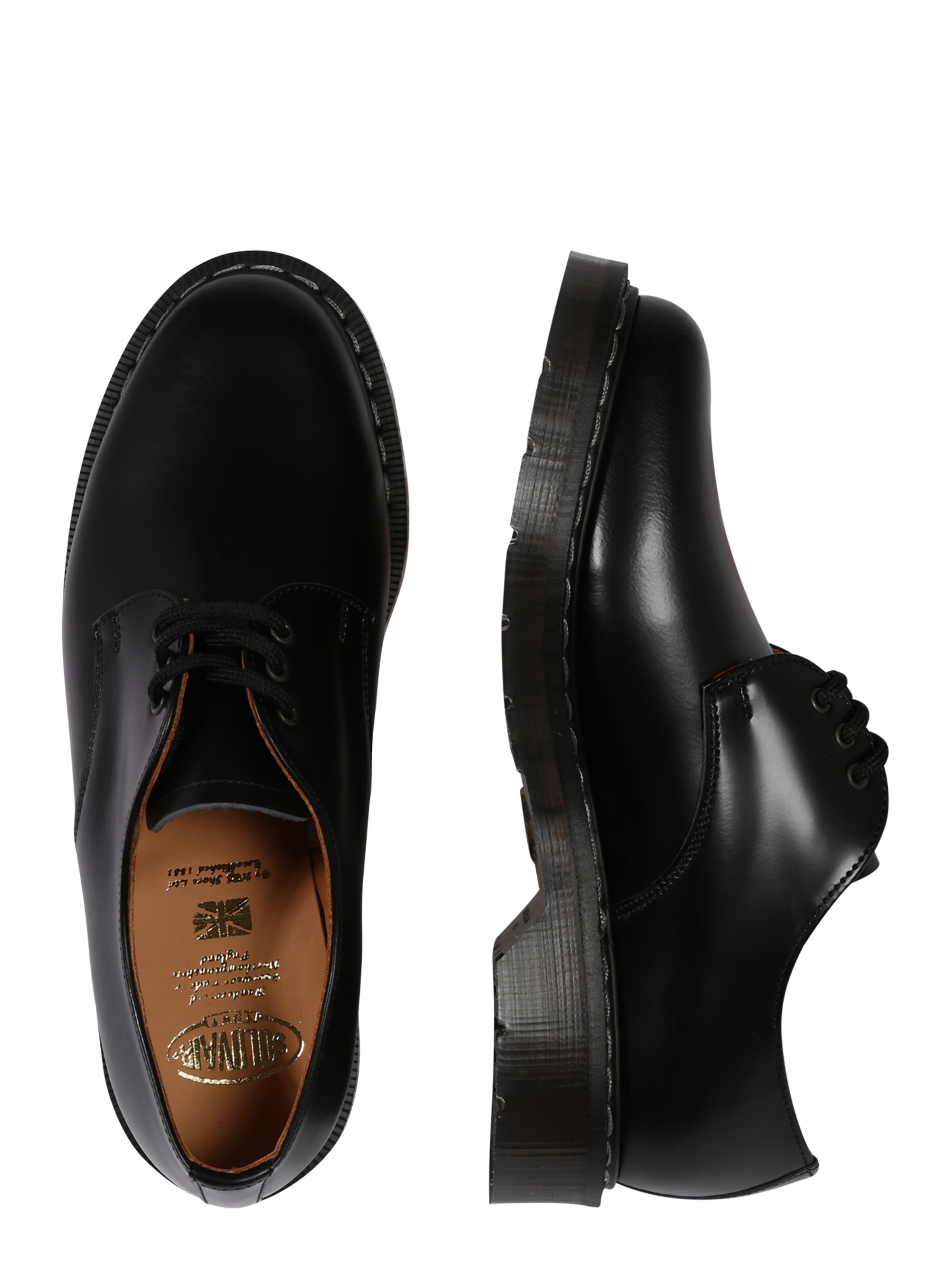 Solovair Lace-up shoe 'Gibson' in Black
