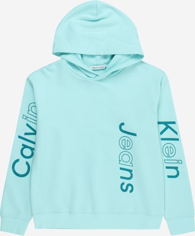 Calvin Klein Jeans Sweatshirt in de kleur Cyaan blauw / Lichtblauw, Productweergave