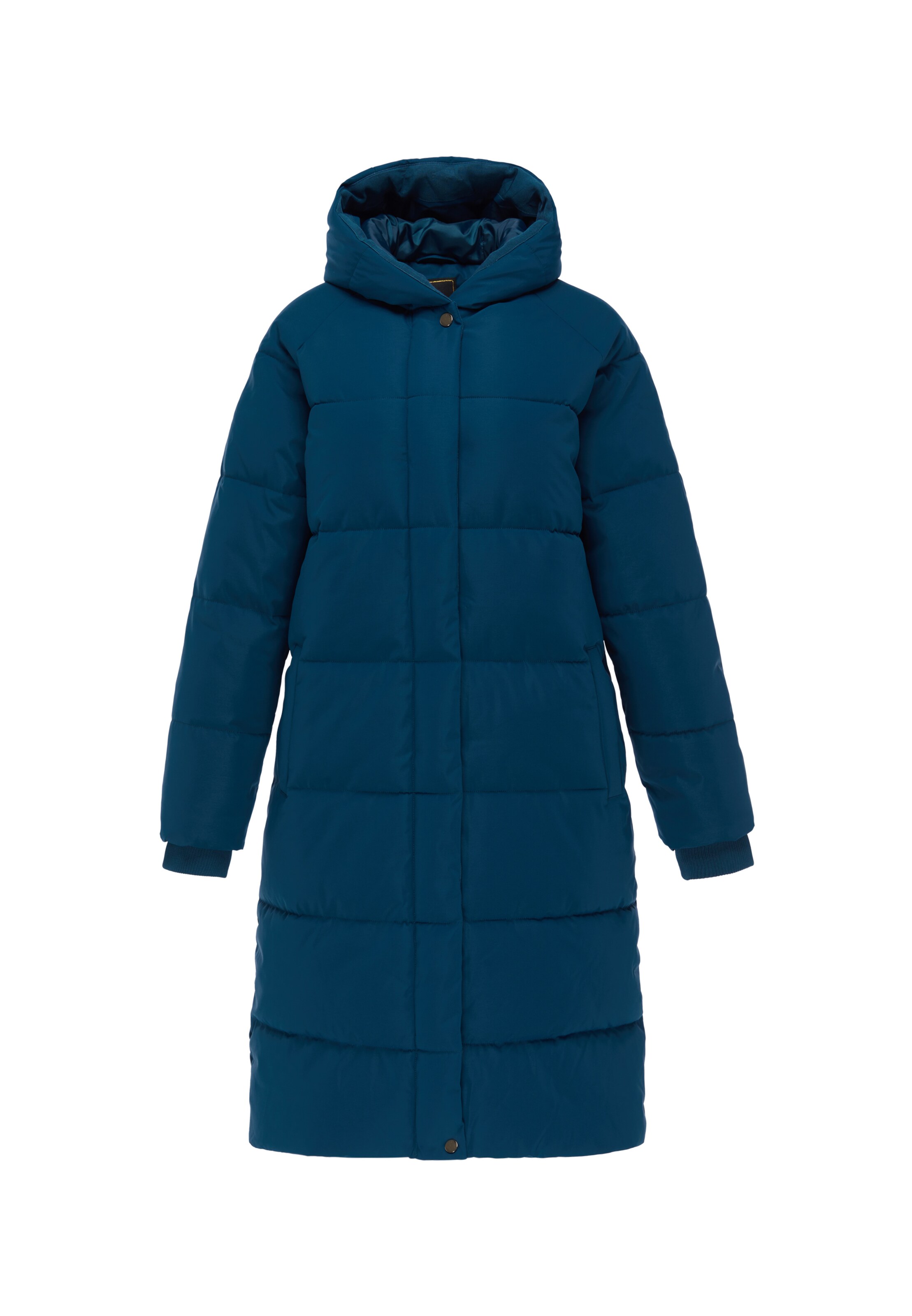 Manteau d’hiver faina en bleu : devant