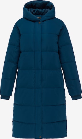 Manteau d’hiver faina en bleu : devant