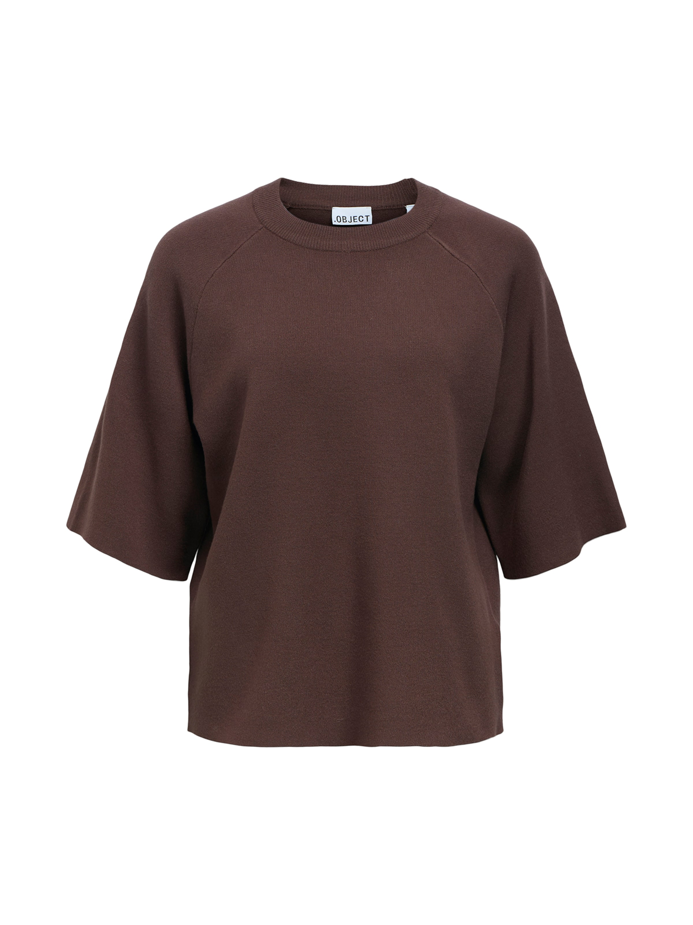Pull-over 'OBJREYNARD' OBJECT en marron : devant