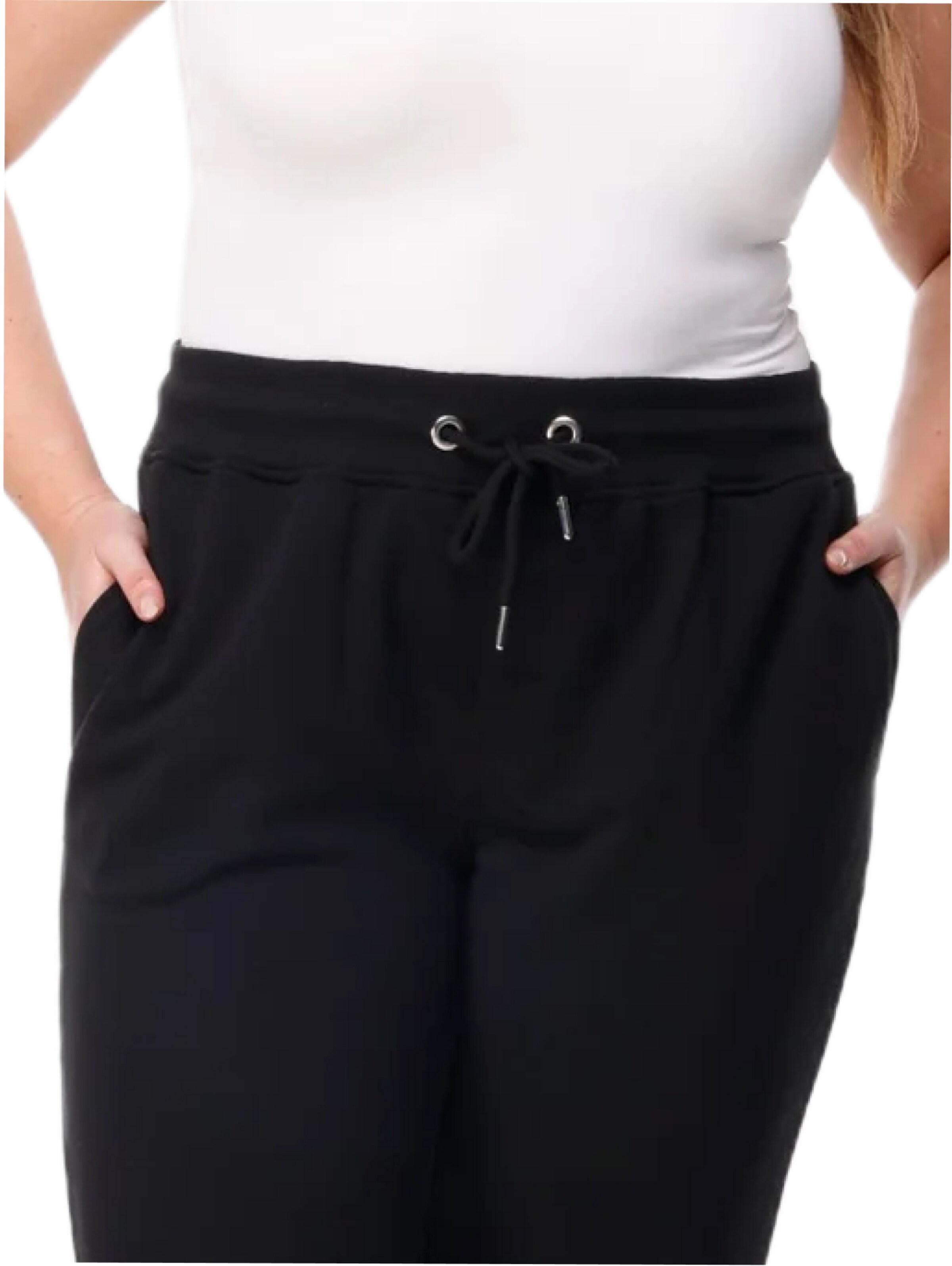 Effilé Pantalon Shape Of You en noir