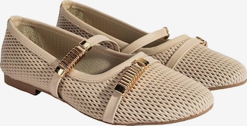 Desa Ballerina 'Ballettschuhe' in Beige: Vorderseite