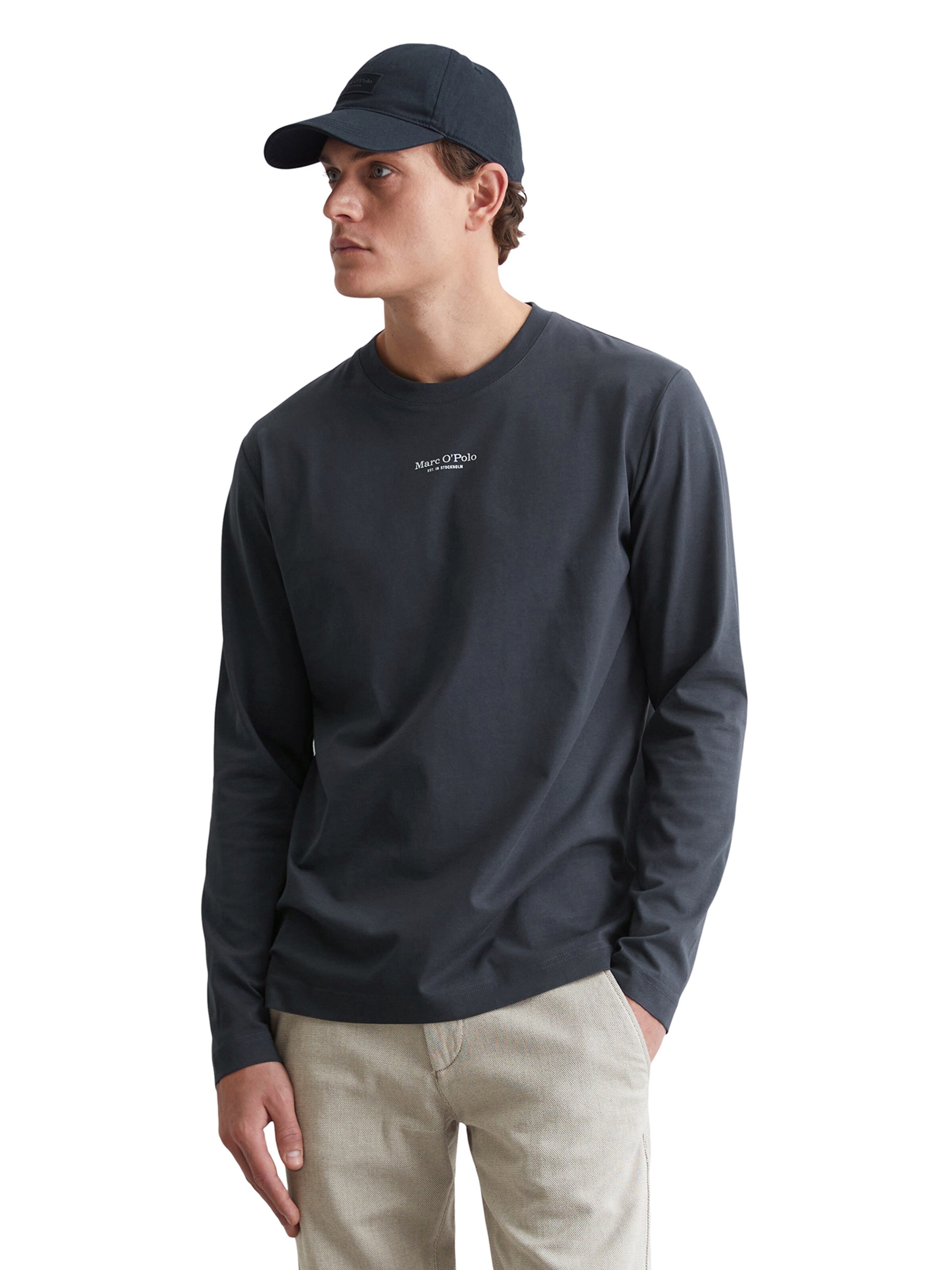 Maglietta di Marc O'Polo in blu: frontale