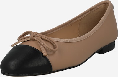 STEVE MADDEN Balerinke 'ELLISON' veličine 36 u pijesak / crna, Pregled proizvoda