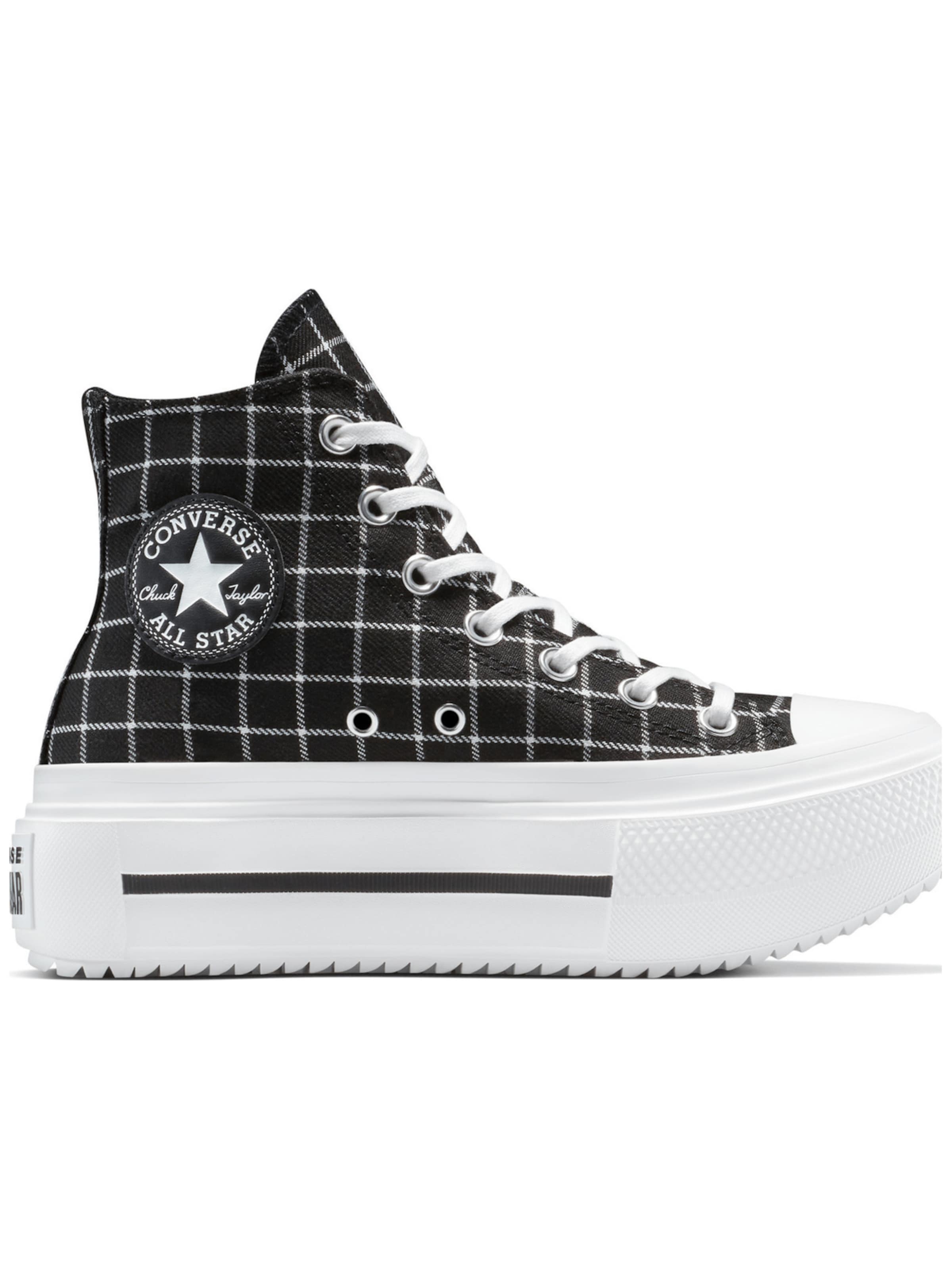 CONVERSE - Zapatillas deportivas altas en negro: frente
