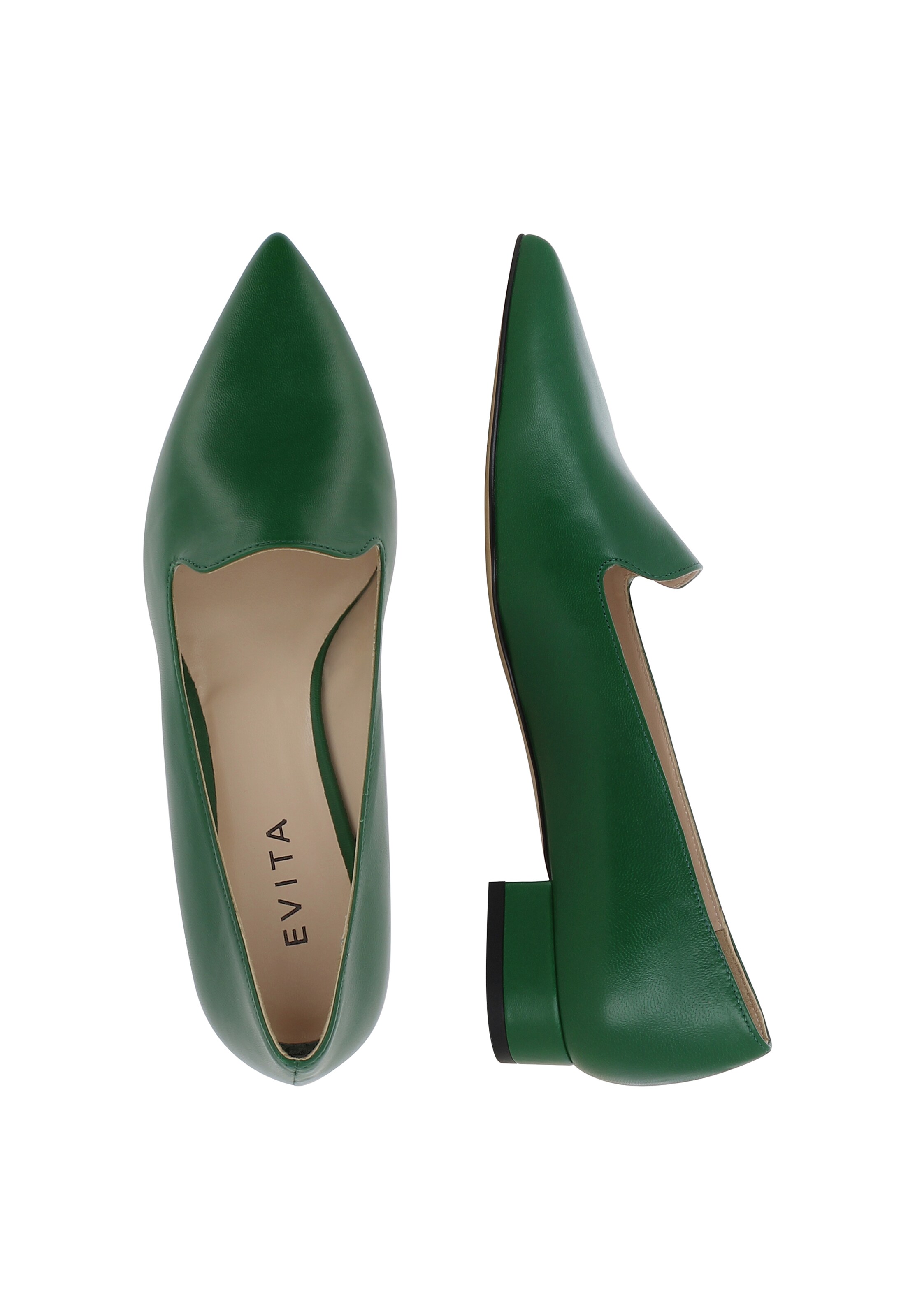 EVITA Slip-ons 'FRANCA' in Green