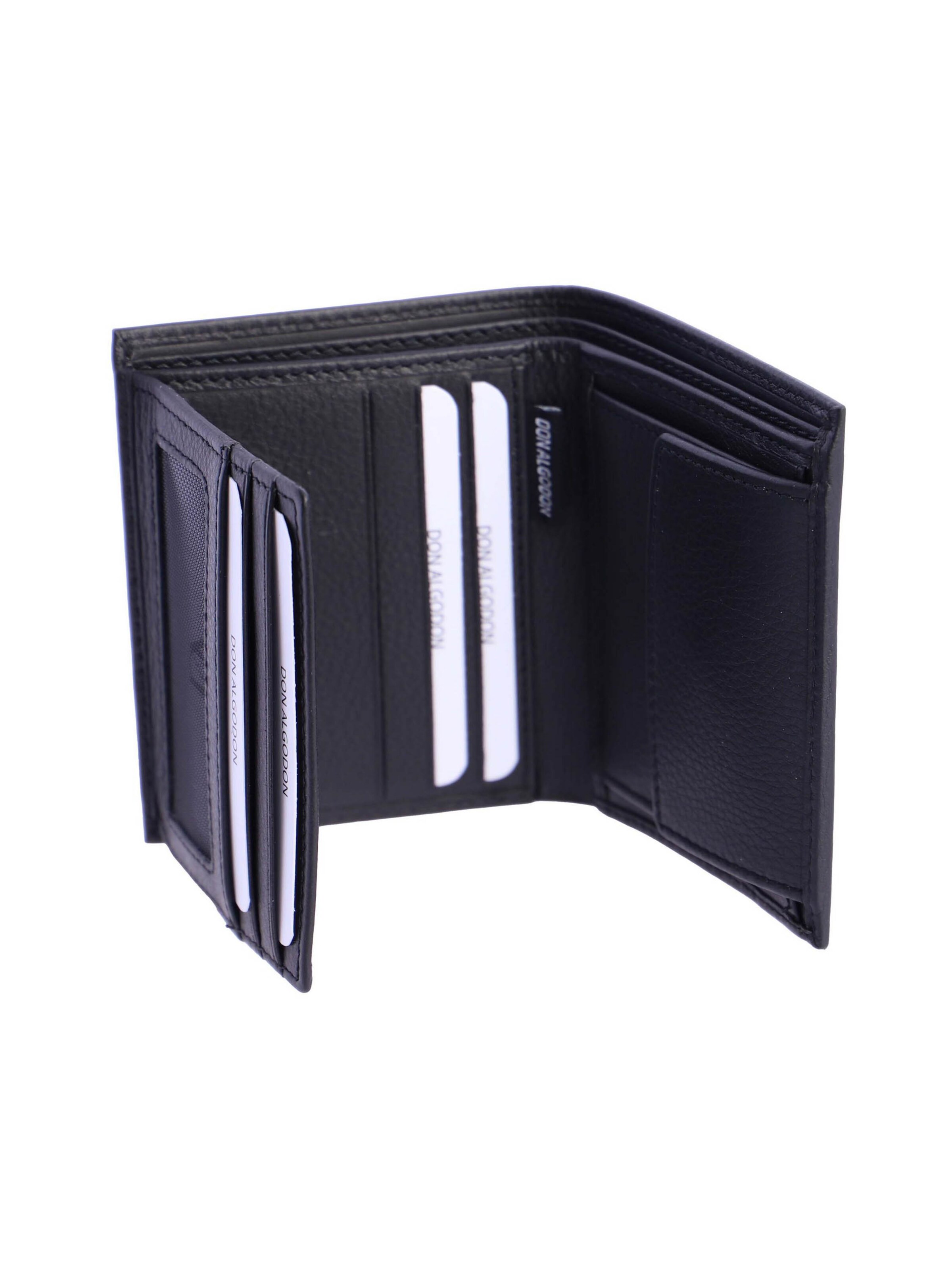 Don Algodon - Cartera 'Cartera para hombre Matteo de piel con protección RFID' en negro