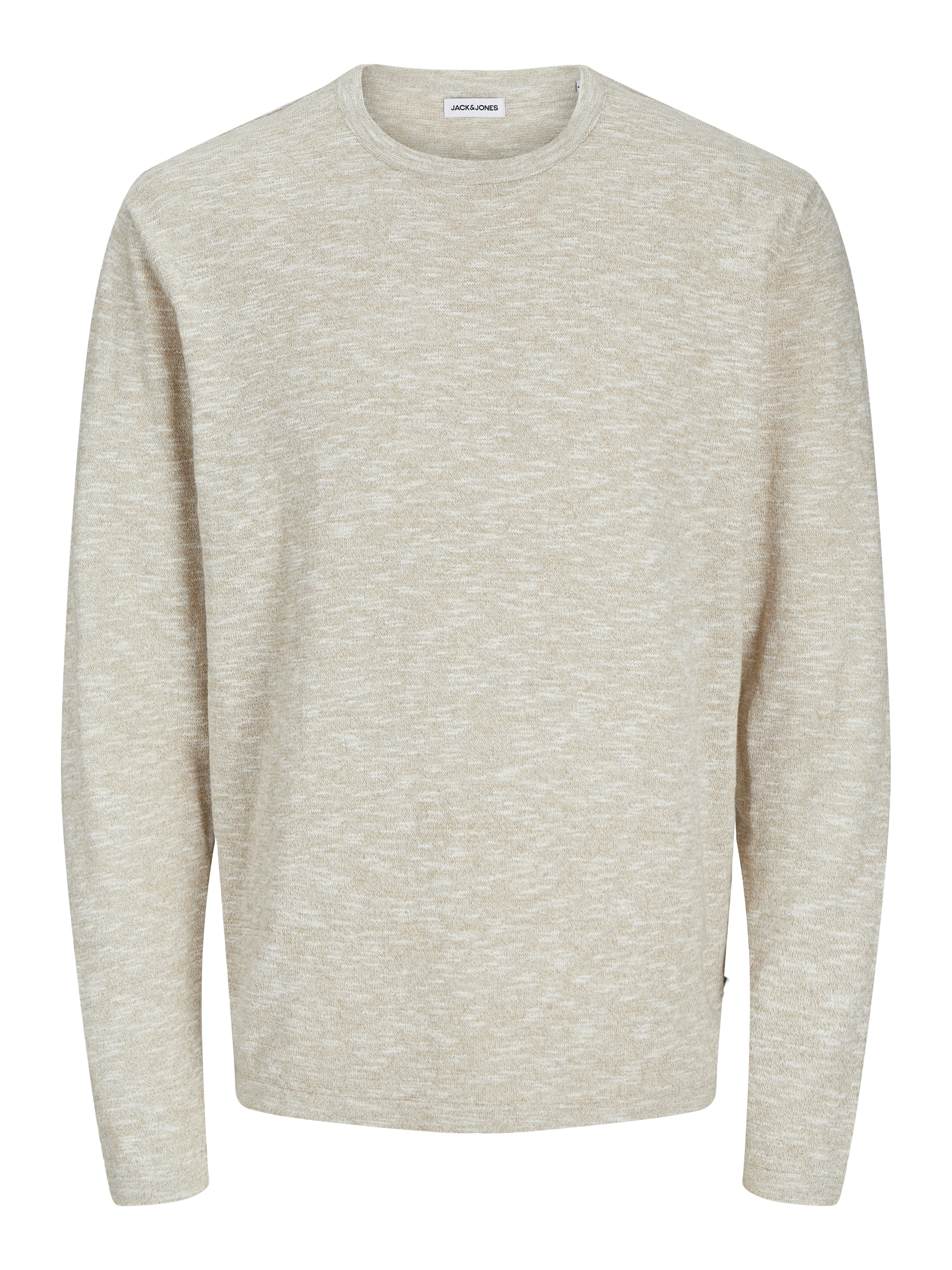 Pull-over 'JJESummer' JACK & JONES en beige : devant