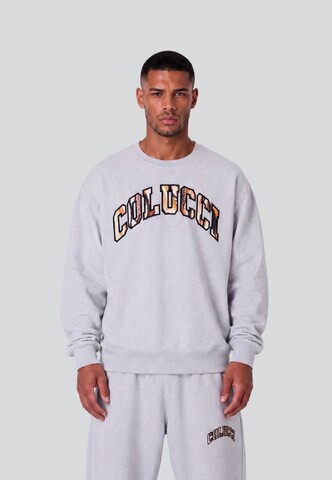 Colucci Sweatshirt in Grijs: voorkant