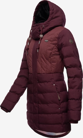 Ragwear Winterparka 'Ashanta' in Rood