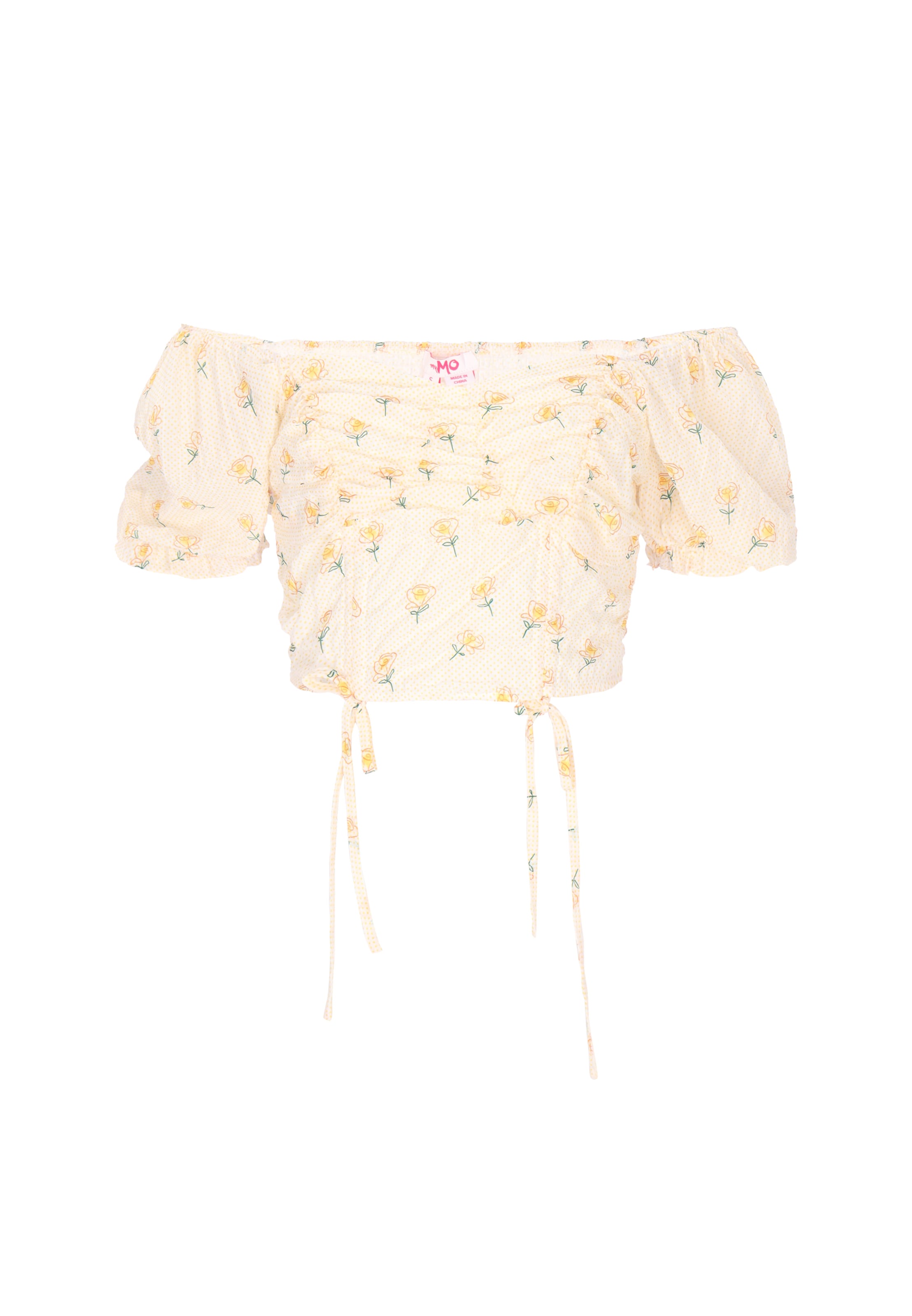 MYMO Blouse 'Young Fashion' in Geel: voorkant