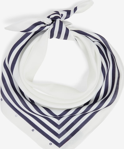 HUGO Foulard en One Size en bleu / blanc, Vue avec produit