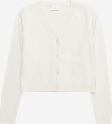 Cardigan s.Oliver en blanc : devant