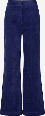 Wide Leg Pantalon 'Geggo' MSCH COPENHAGEN en bleu : devant