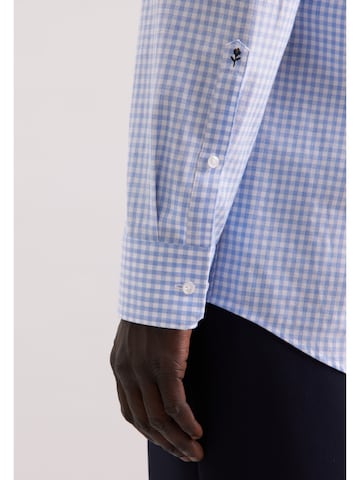 Coupe regular Chemise SEIDENSTICKER en bleu