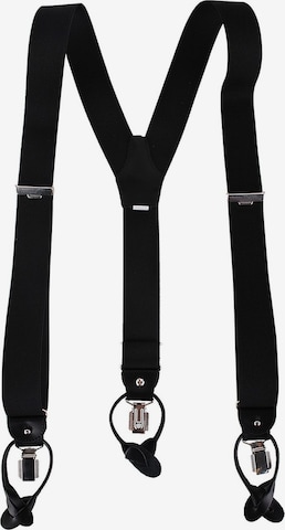 Profuomo Hosenträger in Schwarz: Vorderseite