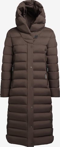 Manteau d’hiver 'TEIVA2' khujo en marron : devant