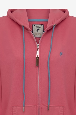 DENIM CULTURE - Sudadera con cremallera 'Arely' en rosa