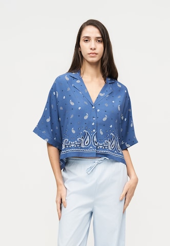 Chemise de nuit 'Aluna' ETAM en bleu : devant