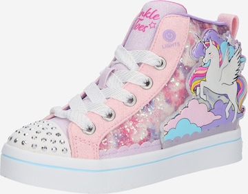 SKECHERS Sneaker 'TWI-LITES 2.0 - ENCHANTED UNICORN' i rosa: framsida