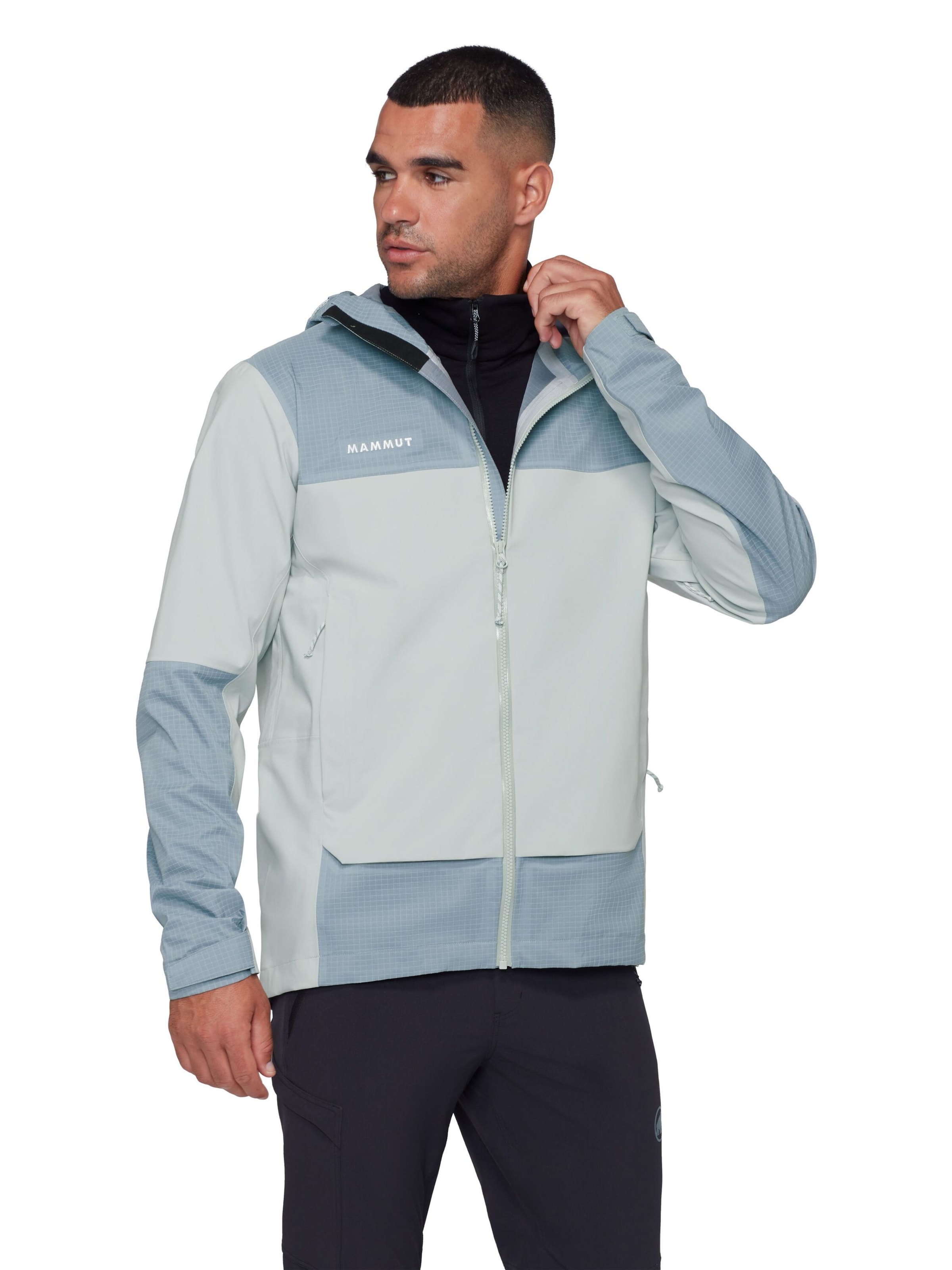 MAMMUT Outdoor jacket in Blue: front