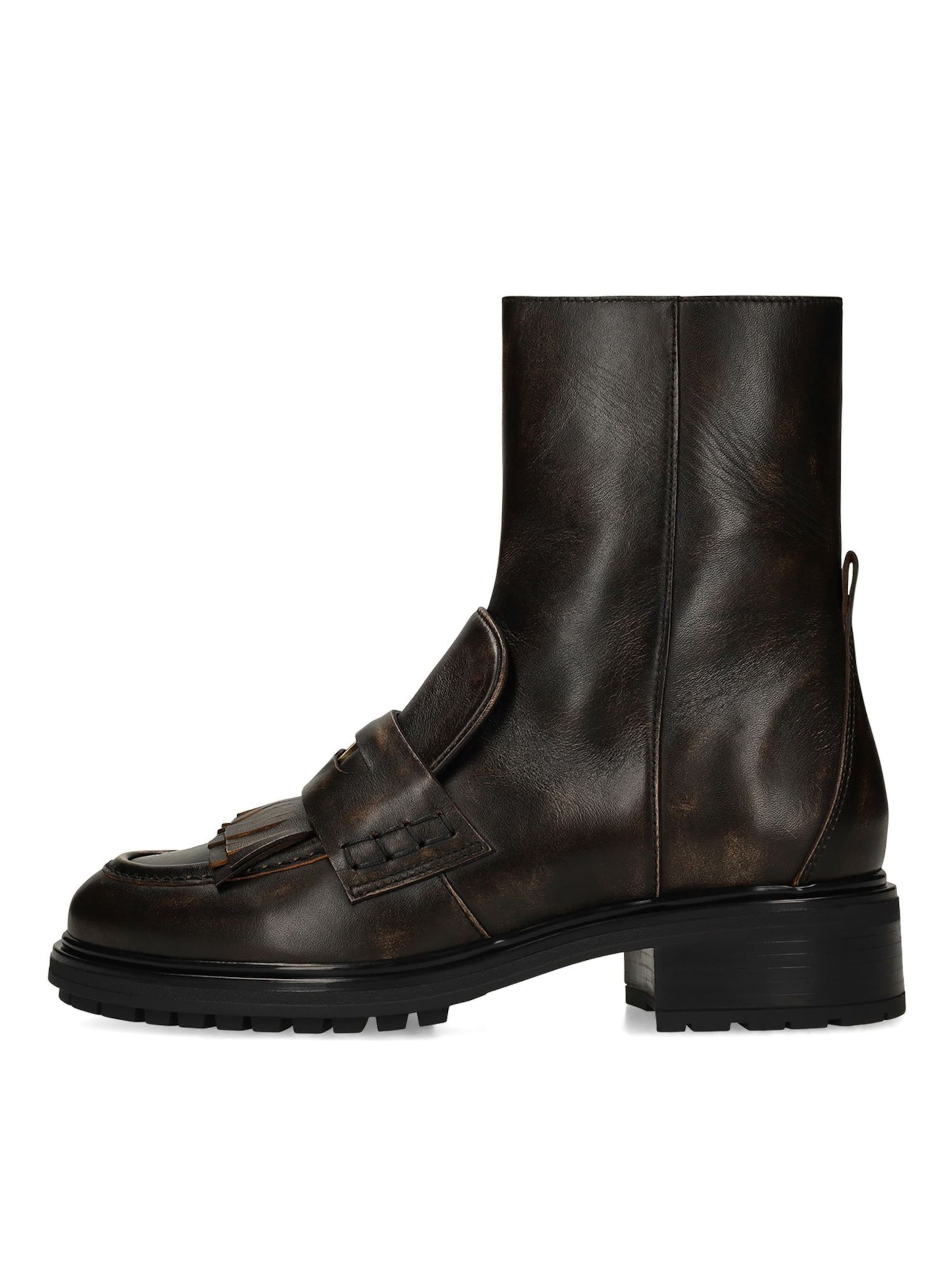 MANFIELD Stiefelette in Braun