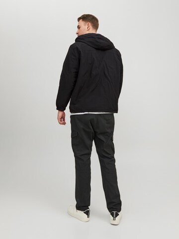 Jack & Jones Plus Funktionsjacke 'Becks' in Schwarz