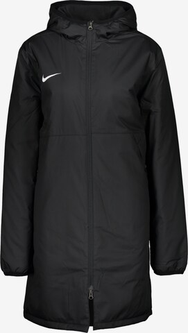 NIKE Athletic Jacket in Black: front