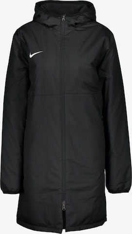 NIKE Athletic Jacket in Black: front