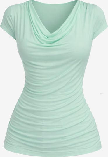 REGINA FASHION Blūze 'Wave Blouse' pieejams S/Klasisks piegriezums, krāsa - piparmētru, Preces skats