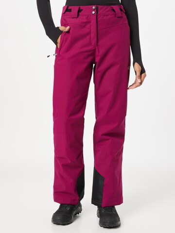 KILLTEC Regular Outdoor Pants in Pink: front