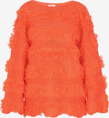 oranžinė IZIA Megztinis: priekis