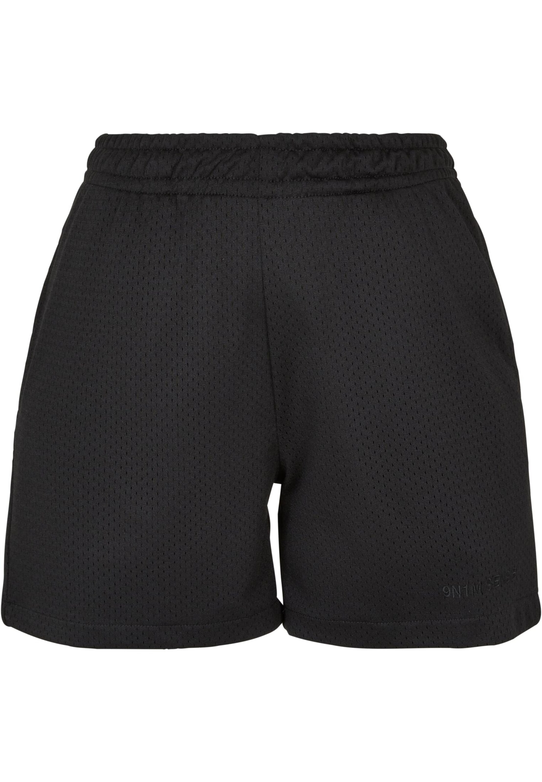 regular Pantaloni di 9N1M SENSE in nero: frontale