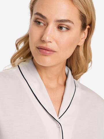 Hanro Pyjama 'Natural Comfort' in Beige