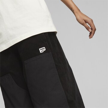 PUMA Wide leg Παντελόνι 'Downtown' σε μαύρο