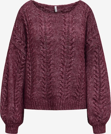 lillā ONLY Džemperis 'ONLIda': no priekšpuses