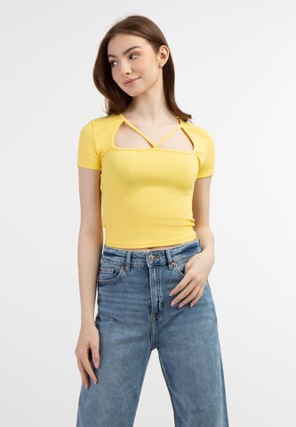 MYMO - Camiseta en amarillo: frente