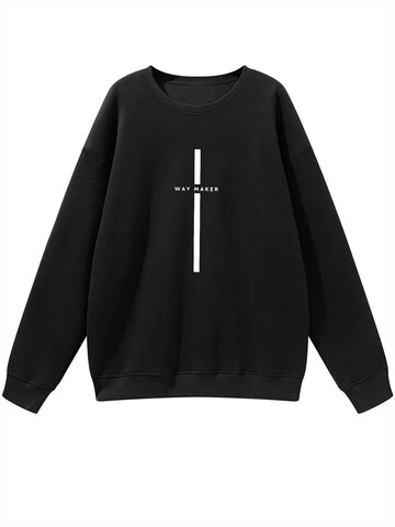 Sweat-shirt GORHEY en noir : devant