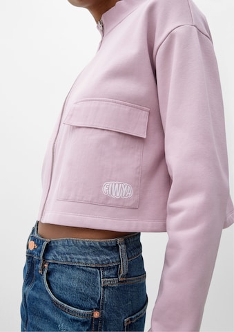 QS by s.Oliver Sweatjacke in Rosa | ABOUT YOU
