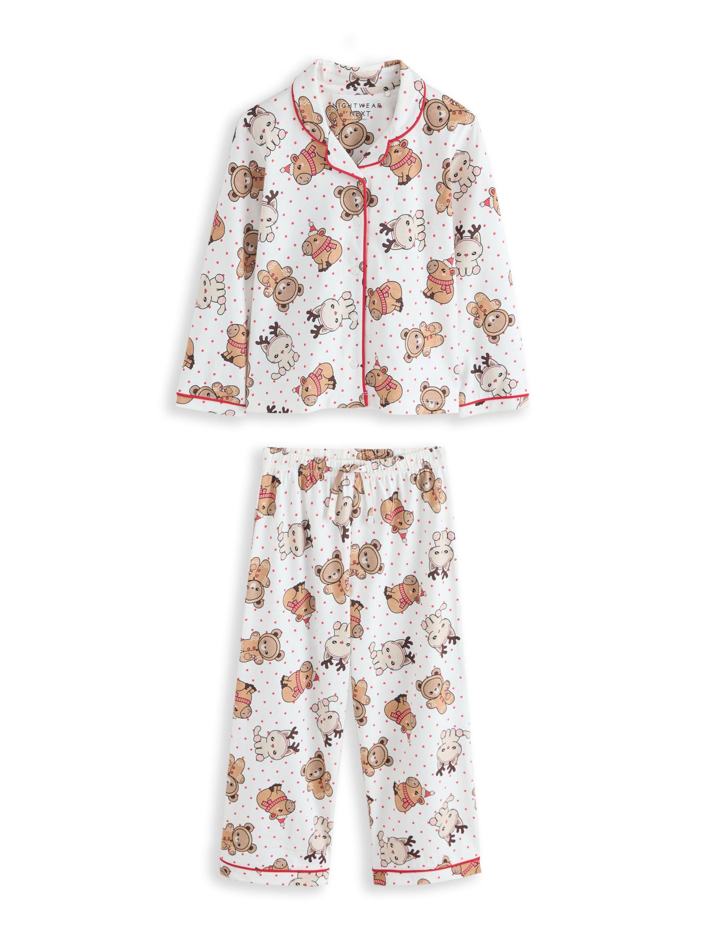 Next Pajamas in White: front