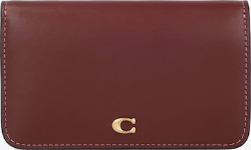 COACH Wallet in Red: front