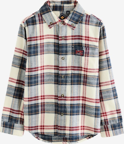 Superdry Paita värissä tummabeige / katkero / tummanpunainen / offwhite, Tuotenäkymä